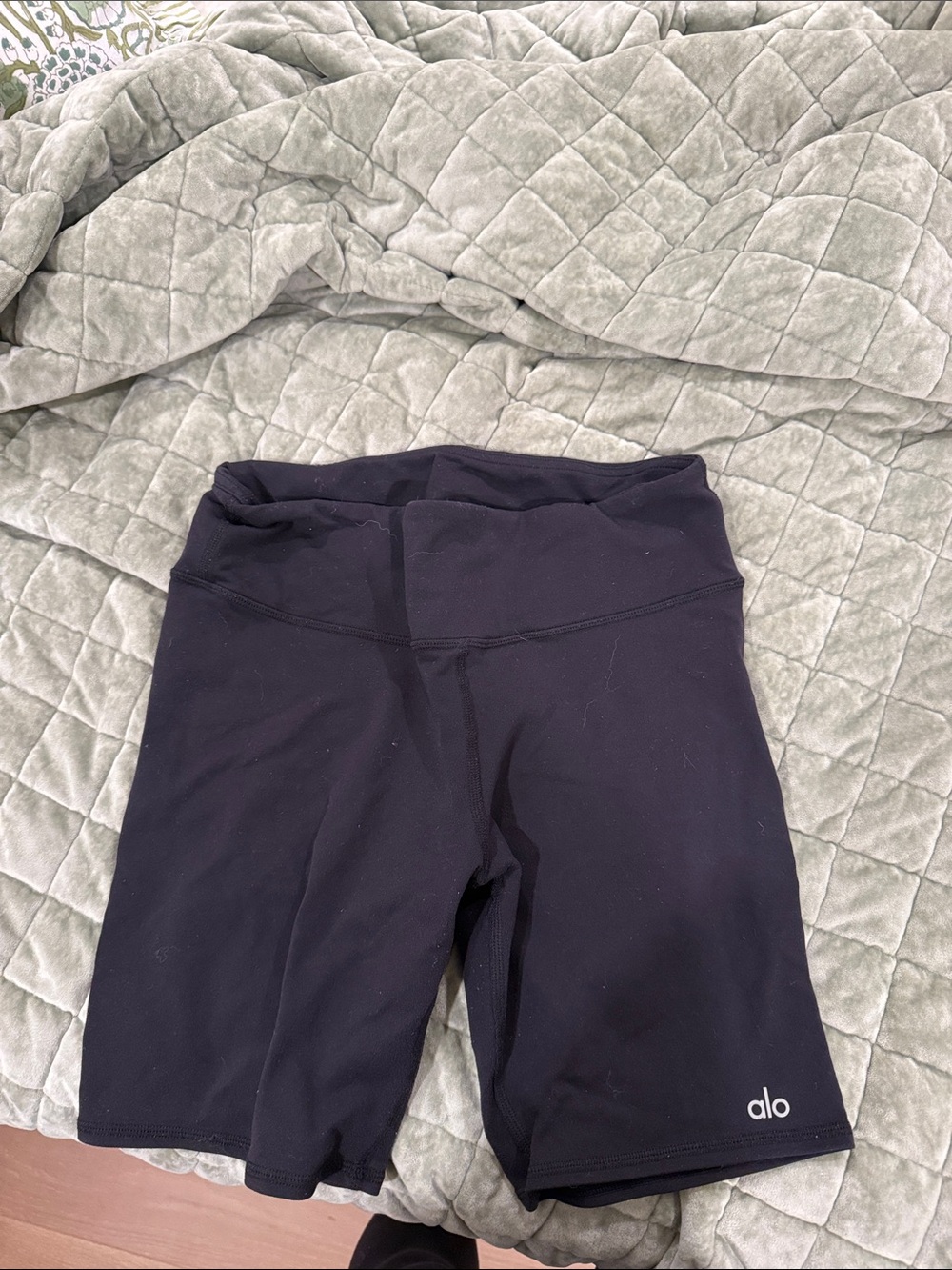 Alo Black Biker Shorts